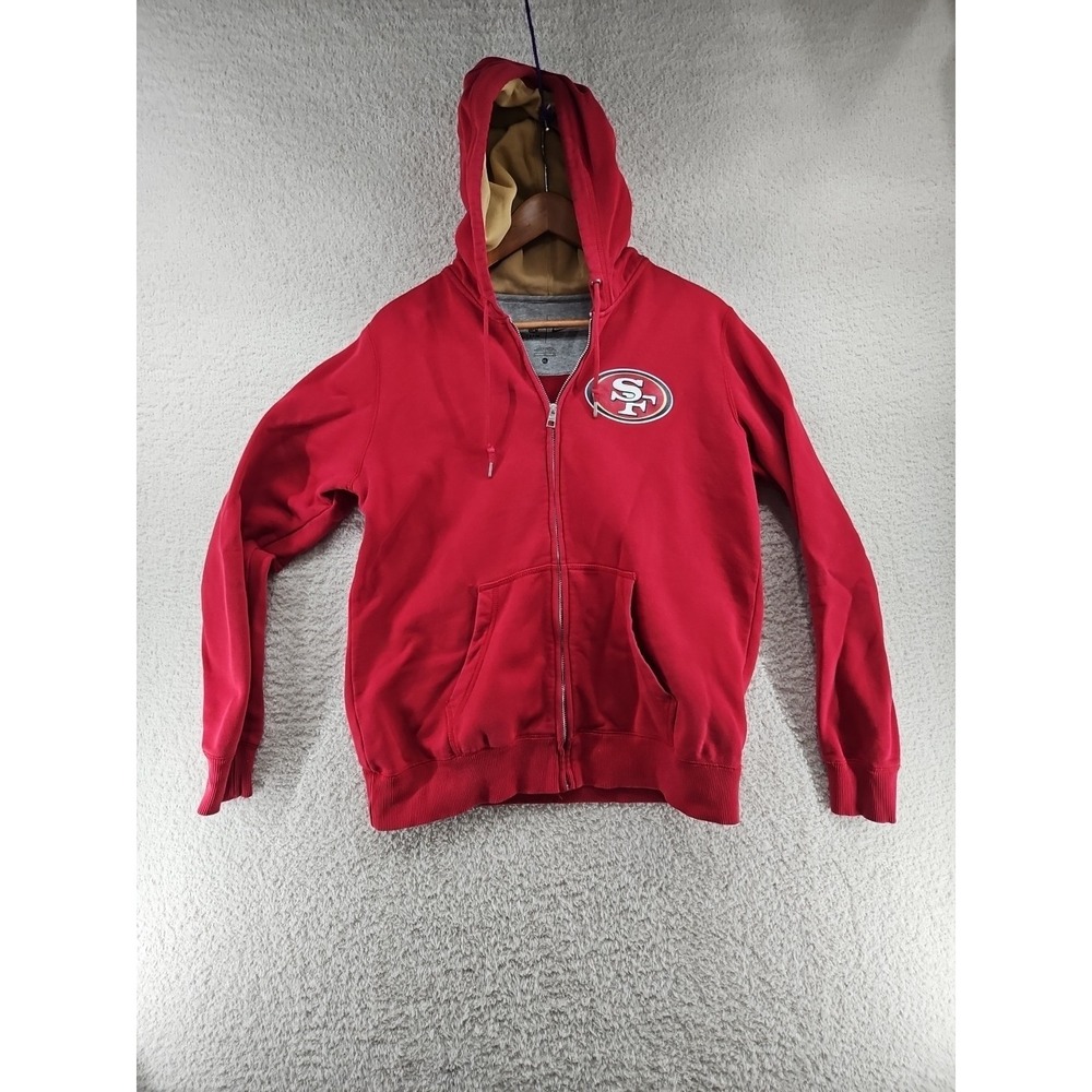 Nike Men's San Francisco 49ers Football Pullover Hoodie Jacket  XL Runs Small